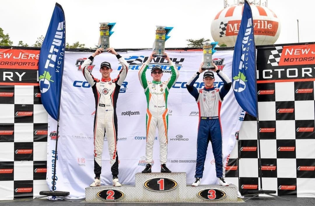 Podiums for McElrea, Douglas in good day for Kiwis in America