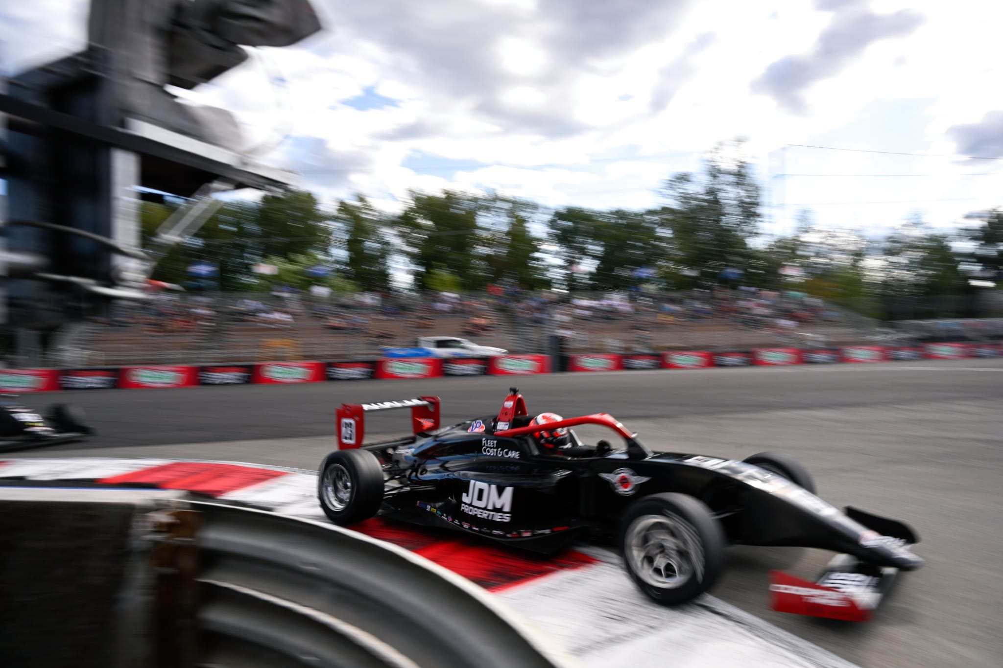 Douglas storms to maiden USF2000 pole in Portland