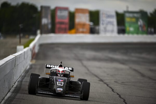 Douglas in action at Indianapolis Raceway Park